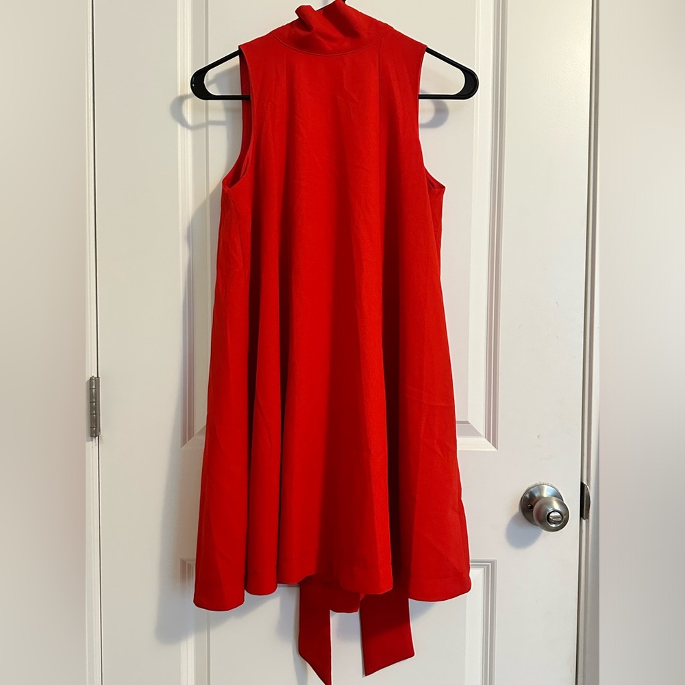 Chic high neck dress